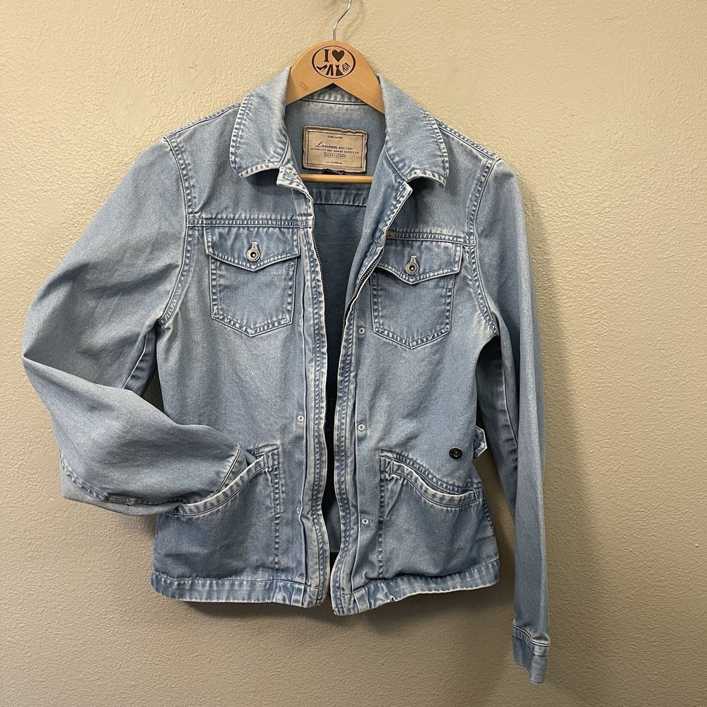 VTG Lauren Ralph Lauren Glen Canyon Dry Goods Supply Denim Jacket Women's Size S - Picture 2 of 12